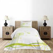 Spring Dandelion Art Bedspread Set