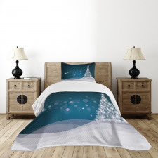 Fantasy Xmas Tree Bedspread Set