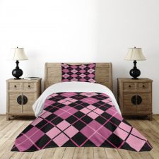 Geometric Feminine Bedspread Set