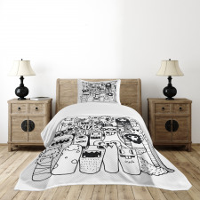 Welcoming Monster Bedspread Set