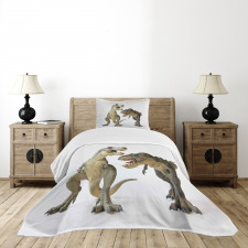 T-Rex Pair Predators Bedspread Set