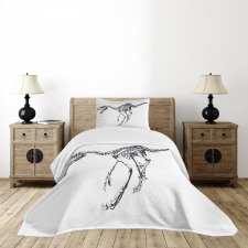Skeleton Dead Predator Bedspread Set