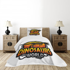 Dino World Scary Beast Bedspread Set