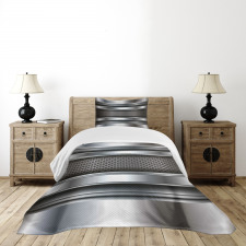 Realistic Vivid Plates Bedspread Set