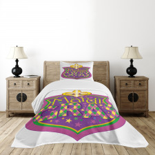 Fleur De Lis Blazon Bedspread Set