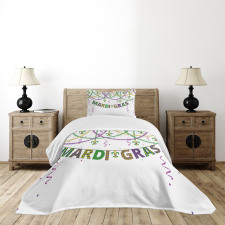 Fleur De Lis Beads Bedspread Set