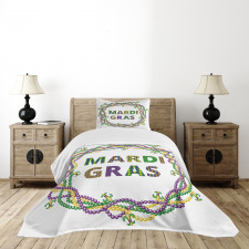 Vivid Beads Patterns Bedspread Set