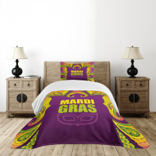 Lace Like Colorful Bedspread Set