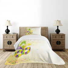 Party Mask Bedspread Set