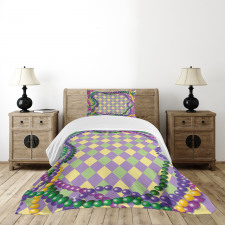 Vivid Graphic Style Bedspread Set