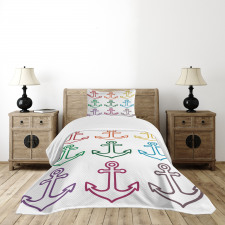 Anchors Sailing Crusie Bedspread Set