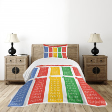 Colorful Classroom Bedspread Set