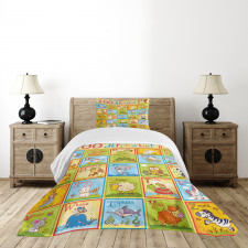 Zoo Alphabet Style Bedspread Set