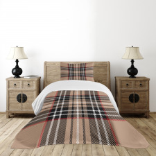 Classic British Plaid Bedspread Set