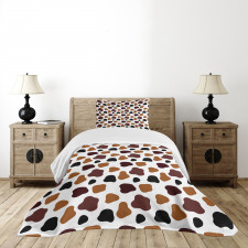 Abstract Cow Hide Bedspread Set