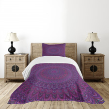 Vintage Purple Mandala Bedspread Set