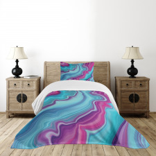 Abstract Color Formation Bedspread Set