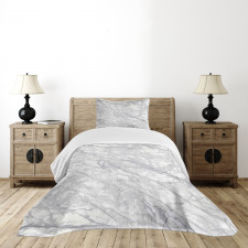 Fracture Lines and Veins Bedspread Set