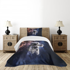 Realistic Space Suit Bedspread Set