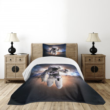 Floating in Space Bedspread Set