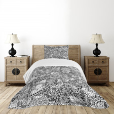 Floral Simple Nature Bedspread Set