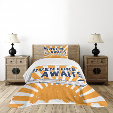 Airplane Sun Journey Bedspread Set