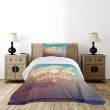 Lets Go on Clear Sky Bedspread Set