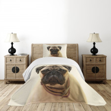 Pure Bred Dog Photograph Bedspread Set