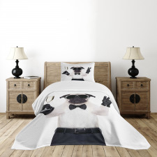 Dog Celebration Alcohol Bedspread Set