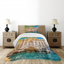 Fountain Di Trevi Tourist Bedspread Set