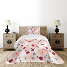 Berries Food Abstract Bedspread Set