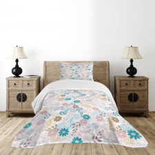 Pastel Daisies Bedspread Set