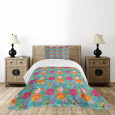 Dandelion Vibrant Spring Bedspread Set