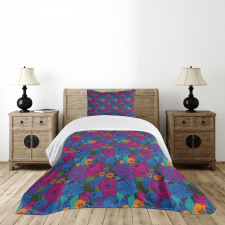 Vintage Lush Bouquet Bedspread Set