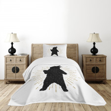 Sketch Art Tribal Bedspread Set