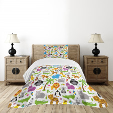 Various Animals Bedspread Set