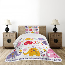 Happy Dancing Animals Bedspread Set