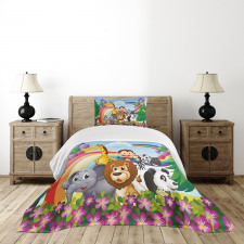 Animals at the Hilltop Bedspread Set