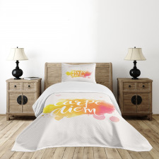 Carpe Diem Art Bedspread Set