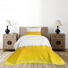 Dripping Milk Bedspread Set