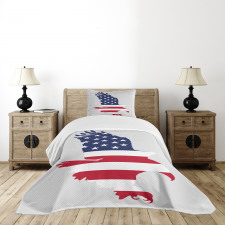 Stars Stripes USA Bedspread Set