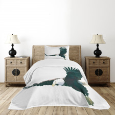 Huge Predator in Skies Bedspread Set