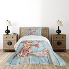 Underwater E Bedspread Set