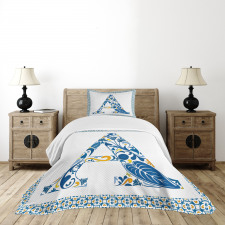 Geometric Framework Bedspread Set