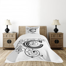 Gothic Vintage Capital Bedspread Set