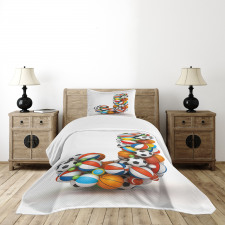 Sporting Theme J Bedspread Set