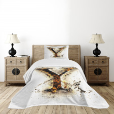 Burning Grunge Bedspread Set