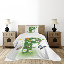 Lively Summer Wings Bedspread Set