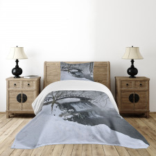 Wooden Bridge Cold River Bedspread Set