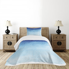 Watercolor Shades Xmas Bedspread Set